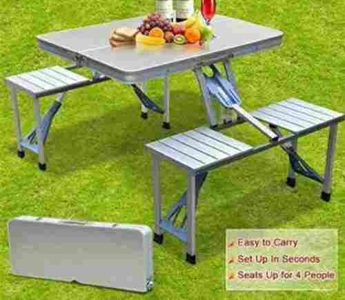 Foldable Outdoor Aluminium Picnic Table
