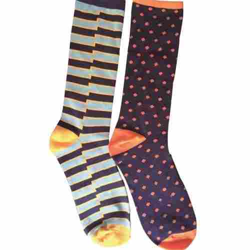 Printed Cotton Sock For Ladies