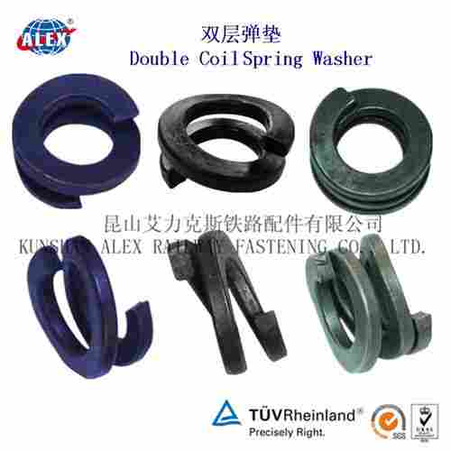 Double Coil Spring Washer for Railway Fastener