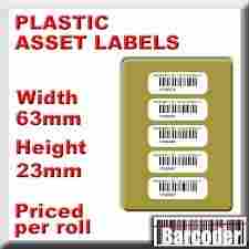 Plastic Asset Labels
