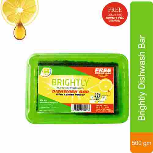 Brightly Dish Wash Bar 500 G With Free Dura Scrub
