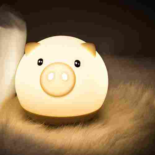 LED Rogue Silicone Pig Night Light