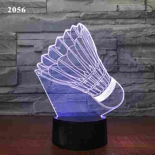 LED 3D Badminton Night Light