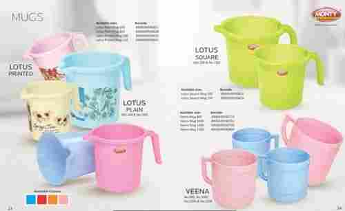 Multi Colored Plastic Mug 