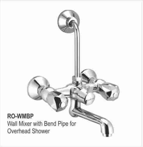 Wall Mixer With Bend Pipe For Overhead Shower RO WMBP