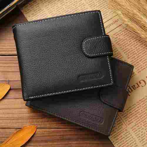 Scratch Resistant Men Brown Leather Wallet