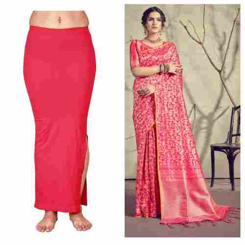 Seamless Saree Shapewear Petticoat (Red)