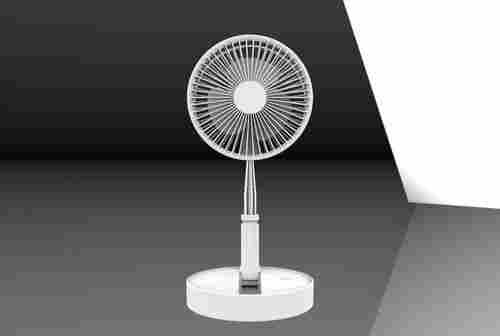 Foldable Pedestal Fan (White)