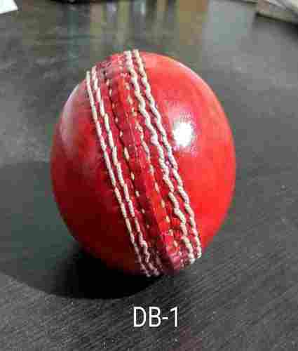 Handmade Red Cricket Leather Ball