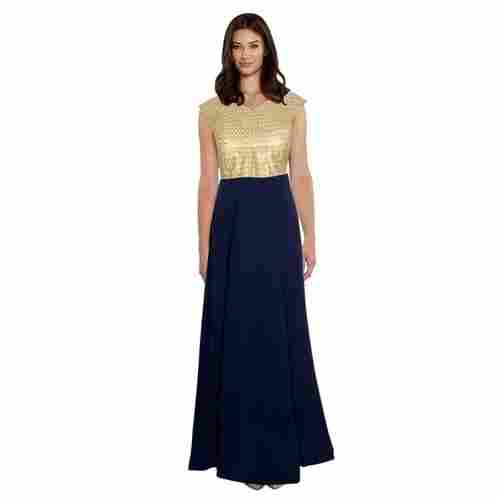 Ladies Western Sleeveless Party Gown