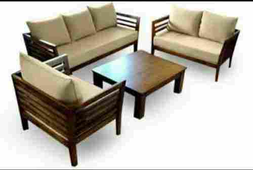 Wooden Sofa Set With Centre Table