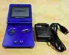 Nintendo Game Boy Advance SP Cobalt Blue Handheld System