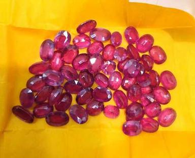 Semi Precious Ruby Gemstones Size: Customized