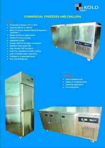 Commercial Freezers and Chillers