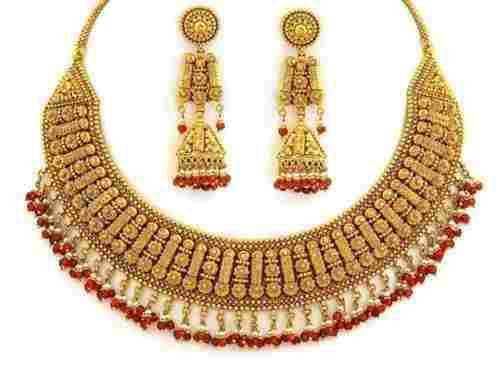 Designer Gold Necklace Set
