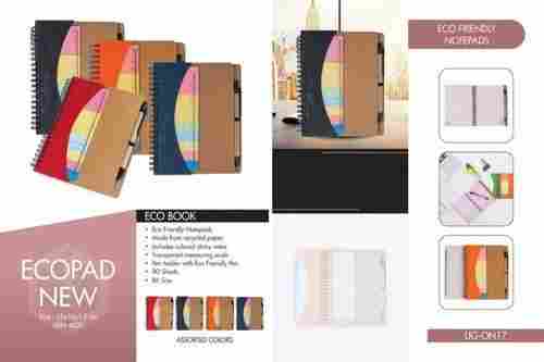Spiral Brown Eco-Friendly Note Pads