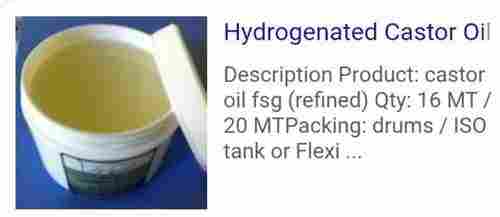 Hydrogenated Refinery Castor Oil