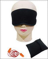 Eye Mask With Pouch And Earplug Combo Color Code: Black