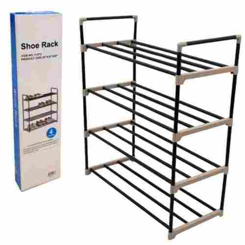 Gray 29-Inch 4-Shelf Shoe Rack