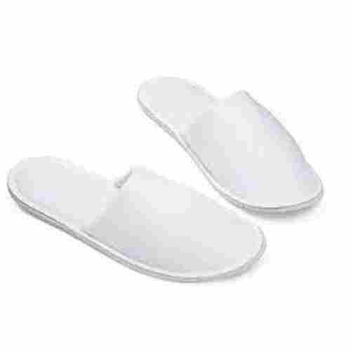 Disposable White Bathroom Slippers