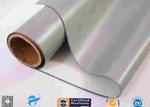 0.43mm Heat Resistant Gray Silicone Coated Fiberglass Fabric