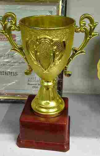 Golden Metal Fiber Trophy