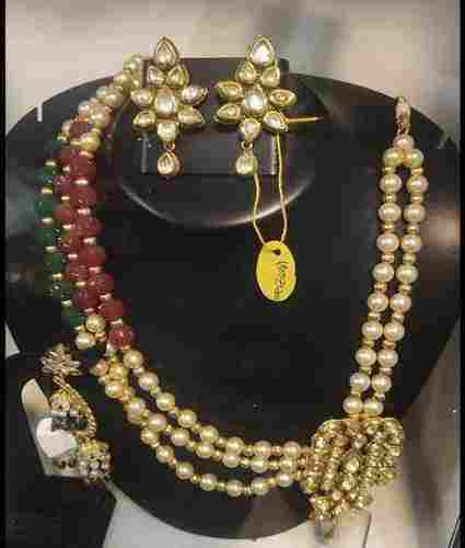 Artificial Beaded Necklace Set 
