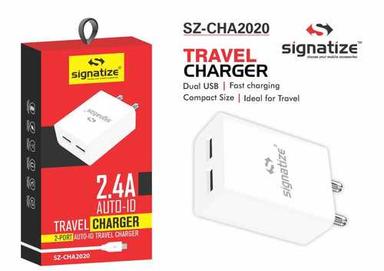 Sz 2020 Signatize Dual Usb Fast Charger Travel Adapter 2.4Amp Usage: Mobile
