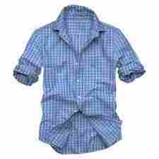 Full Sleeves Check Pattern Mens Casual Shirts