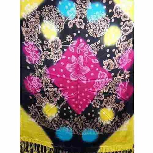 Casual Wear Ladies Printed Satin Stole