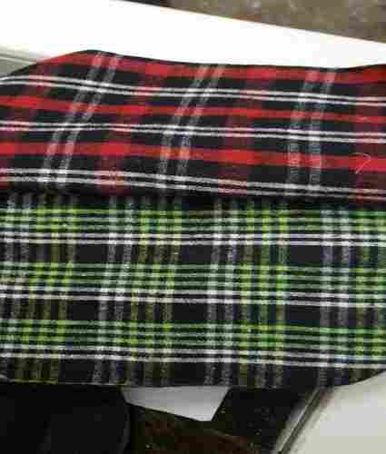 Checked Brushed Cotton Fabric