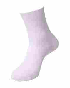 White Color Plain Socks