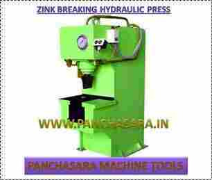 Hydraulic Zink Breaking Press