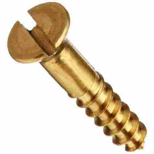 Slotted Countersunk Head Brass Wood Screw