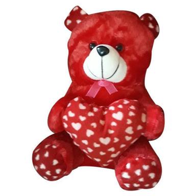 Fur Red Stuffed Teddy Bear