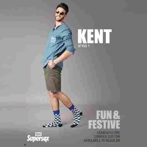 Mens Kent Seamless Toe Socks