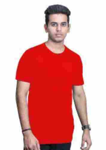 Red Color Round Neck T Shirt