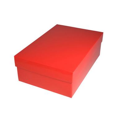 Rectangular Red Shoe Box