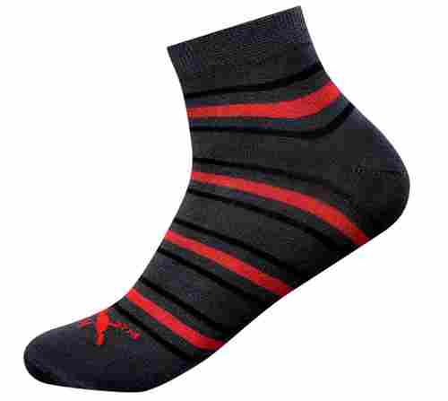 Dark Grey Mens Ankle Casual Socks