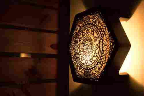 Hexagonal Shape Lamp Wall
