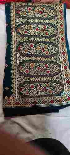 Vichitra Silk Embroidery Saree