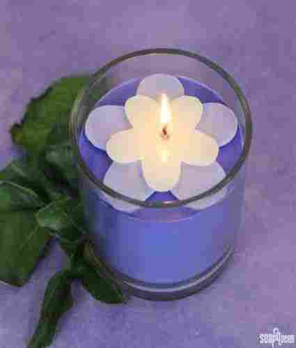 Fancy Flower Decorative Candle