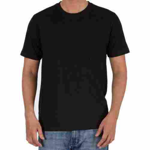Black Color Plain T Shirt