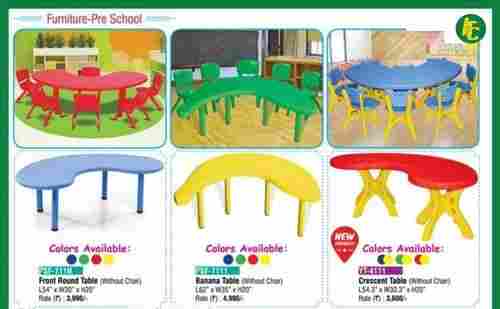 Plastic Table For Pre School