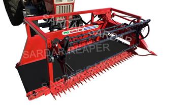 Red And Black Sardar Tractor Mounted Multicrop Cutter Reaper (Channa Cutting Reaper Machine)