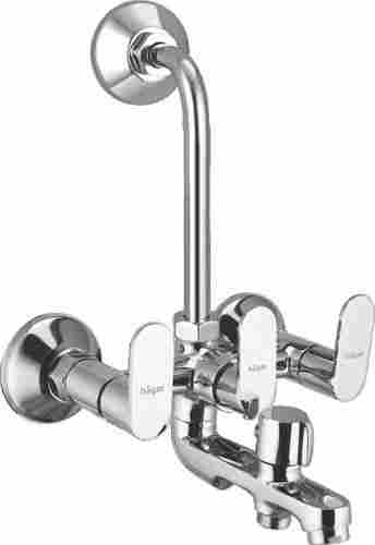 OLIVE 3 in 1 Wall Mixer with Arrangement for Hand Shower and L Pipe for Overhead Shower