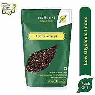 B&B Organics Black Rice Karupu Kavuni - Hand Pounded, 1 KG
