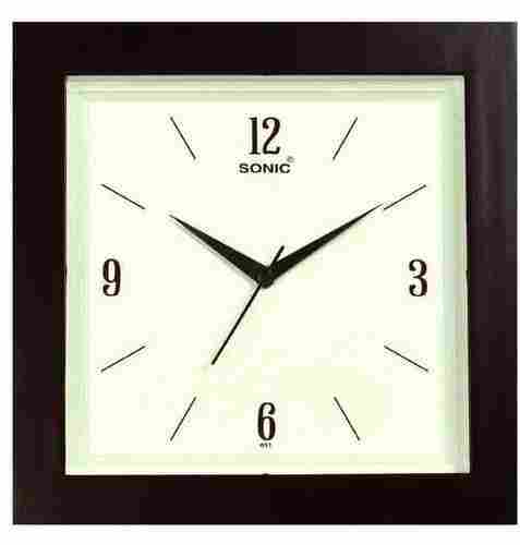 Square Shape Plastic Wall Clocks for Hotels, Home, Office