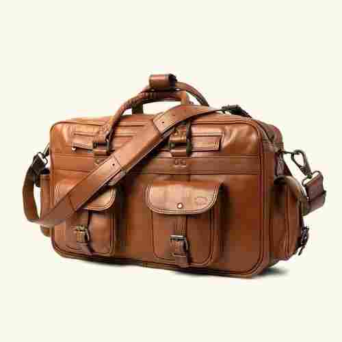 Brown Roosevelt Leather Luggage Bag
