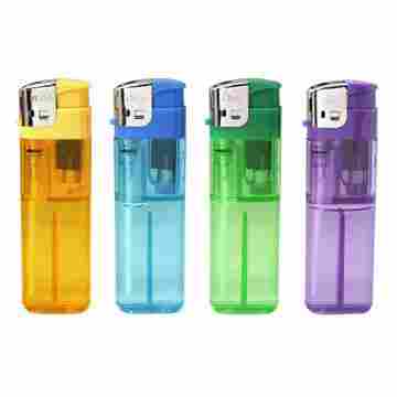 Hot Sell Gas Flint Disposable Lighter With Colored Gas